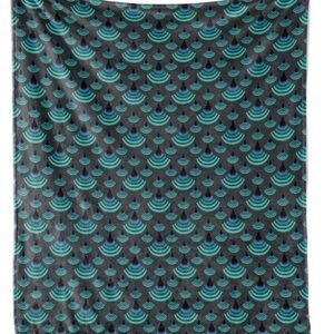Ambesonne Super Soft,  Geometric Print, 70”x90” Blanket. New in Package.